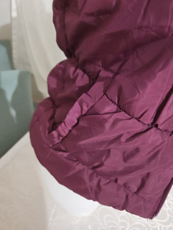 Bordo Fermuarlı çocuk Yelek - Görsel 3