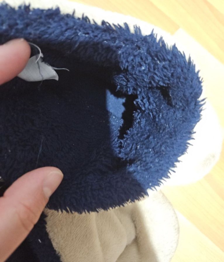 Erkek Çocuk Bej Sıcak Kürklü Ev Terliği - Görsel 5