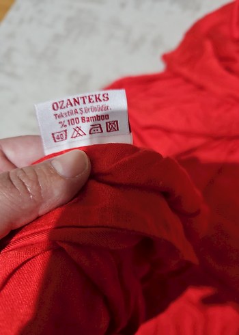 Kırmızı Düz Nevresim Takımı - Görsel 3