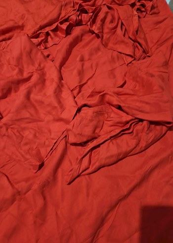 Kırmızı Düz Nevresim Takımı - Görsel 2