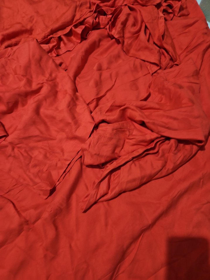 Kırmızı Düz Nevresim Takımı - Görsel 2