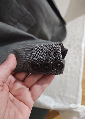 Gri Erkek  Ceket - Görsel 5