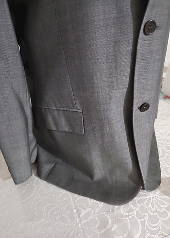 Gri Erkek  Ceket - Görsel 8