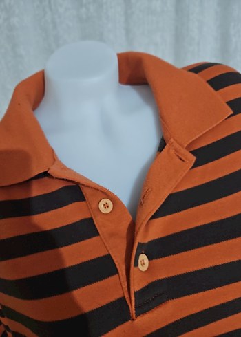 Çizgili Kahverengi Erkek Kazak - Görsel 5