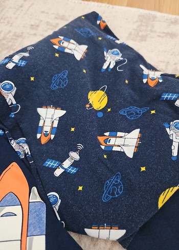 Erkek Çocuk Renkli Baskılı Yeşil Sweatshirt - Görsel 5