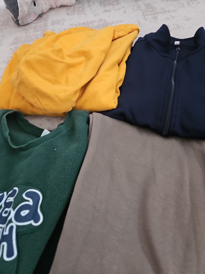 Erkek Çocuk Renkli Baskılı Yeşil Sweatshirt - Görsel 2