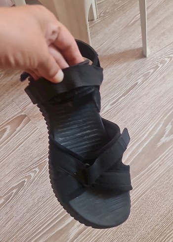 Skechers Siyah erkek Günlük Cırtlı Sandalet skechers marka orjinal