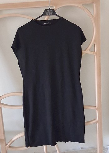 Kadın Siyah Kısa Kollu  Elbise - Görsel 2