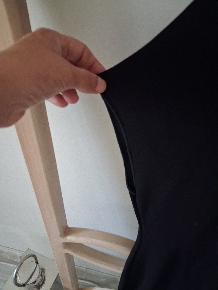 Kadın Siyah Kısa Kollu  Elbise - Görsel 4