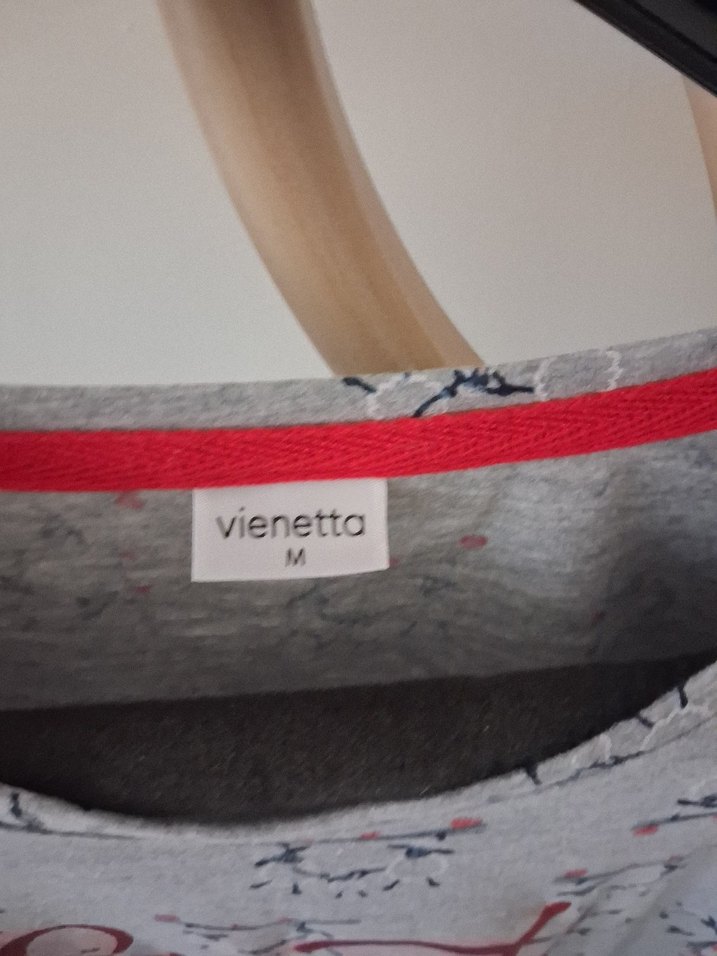 Pamuklu Gri Desenli Kısa Kollu Hamile Tişörtü - Görsel 5