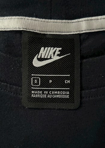 Nike Siyah Baskılı Spor Tişörtü