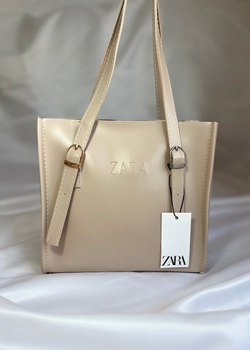 Bej Zara Stil Omuz Çantası