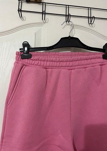 Pembe Rahat Kesim Kadın Eşofman Altı - Görsel 2