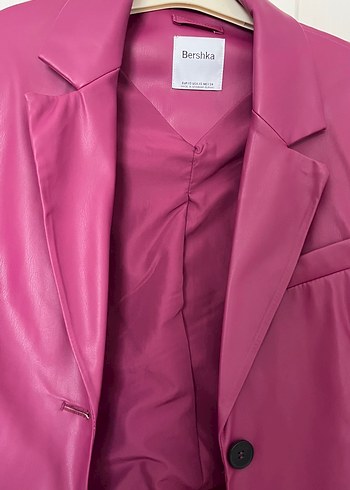 Bershka Deri Kadın Blazer Ceket