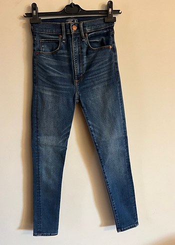 xs Beden lacivert Renk Abercrombie & Fitch jean 24 beden