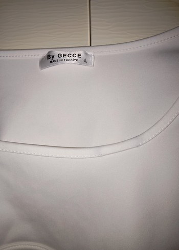 Uzun Kollu Beyaz Kadın Bluz - Görsel 3