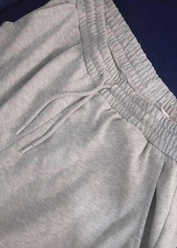 Gri Kadın Pamuklu Rahat Kesim Eşofman - Görsel 2