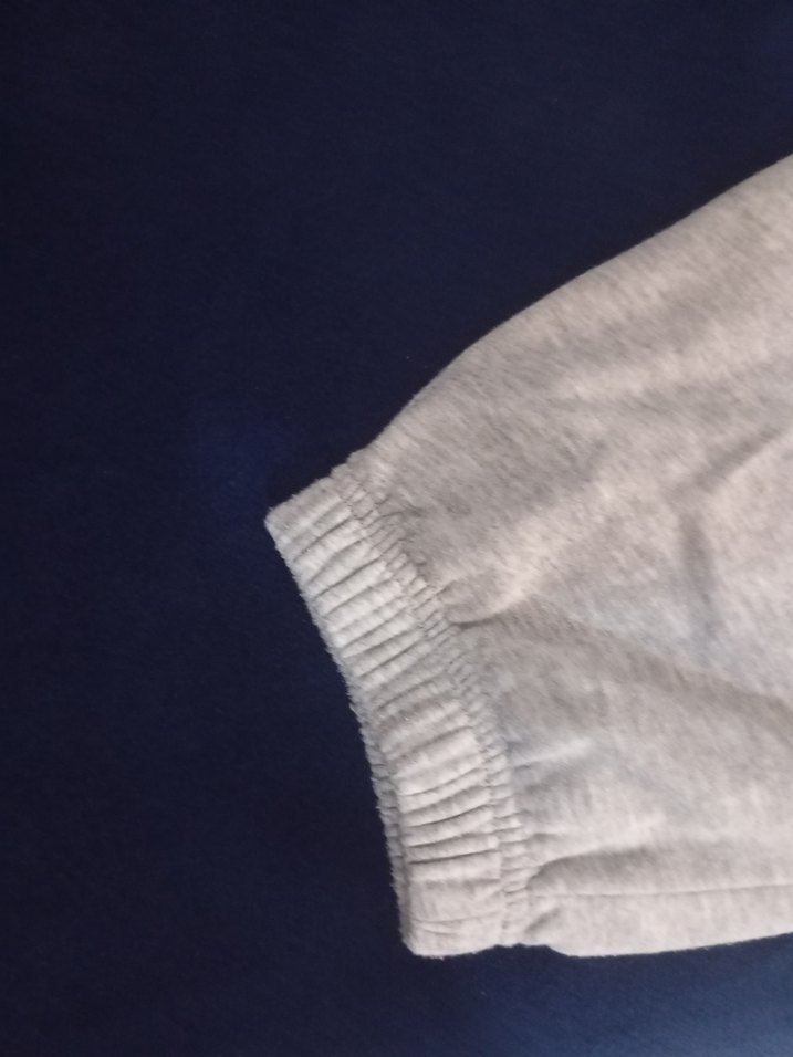 Gri Kadın Pamuklu Rahat Kesim Eşofman - Görsel 3