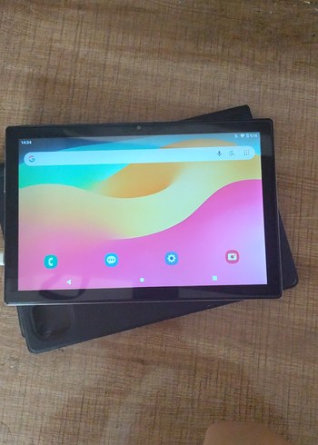 Diğer Siyah Deri Gorunumlu Kilifli Tablet