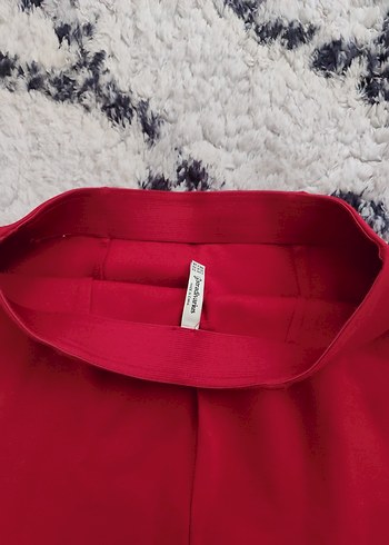 Kırmızı Mini Etek - Görsel 5