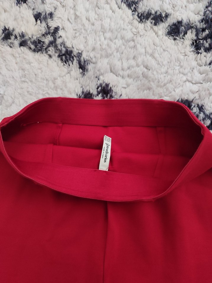 Kırmızı Mini Etek - Görsel 5