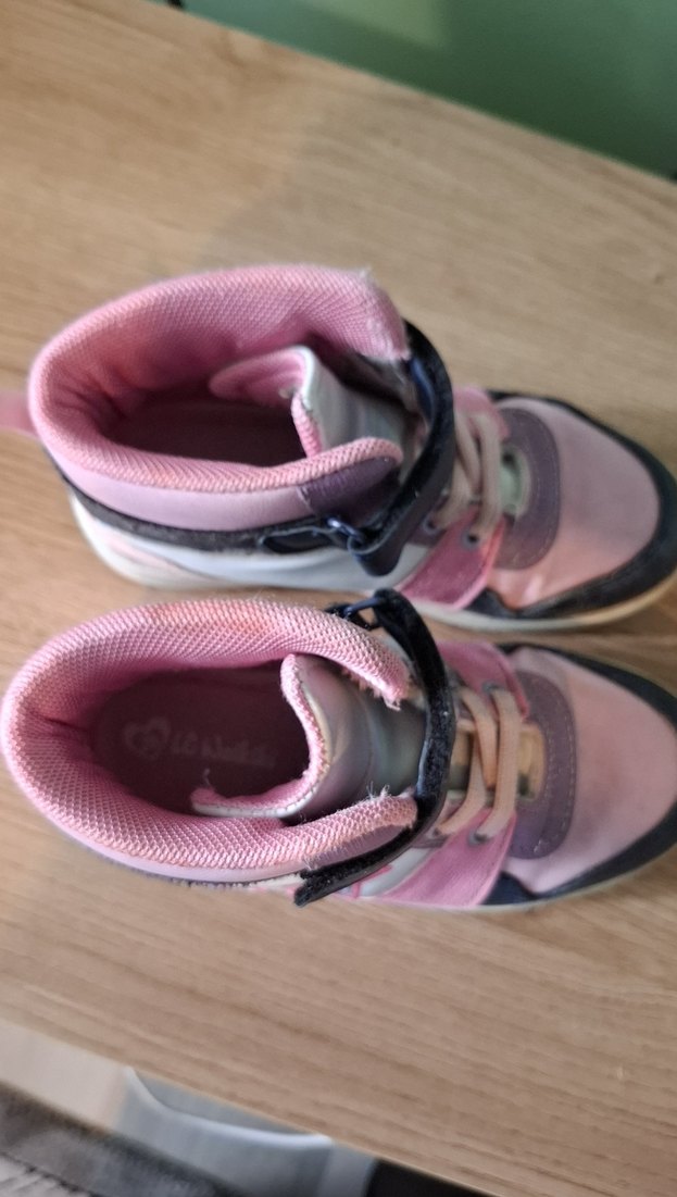 Kız Çocuk Pembe Yıldızlı Spor Ayakkabı - Görsel 3