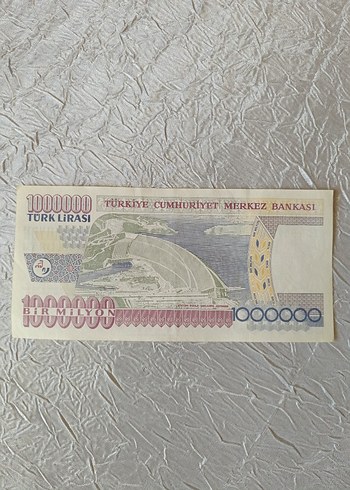 Beden Renk Bir Milyon Türk Lirası Eski Banknot, hatıra para