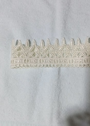  Beden sarı Renk krem rengi dantel güpür 4 metre 40 cm
