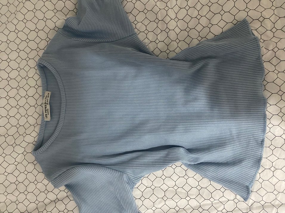 Gri Keten Kadın Gömlek - Görsel 2