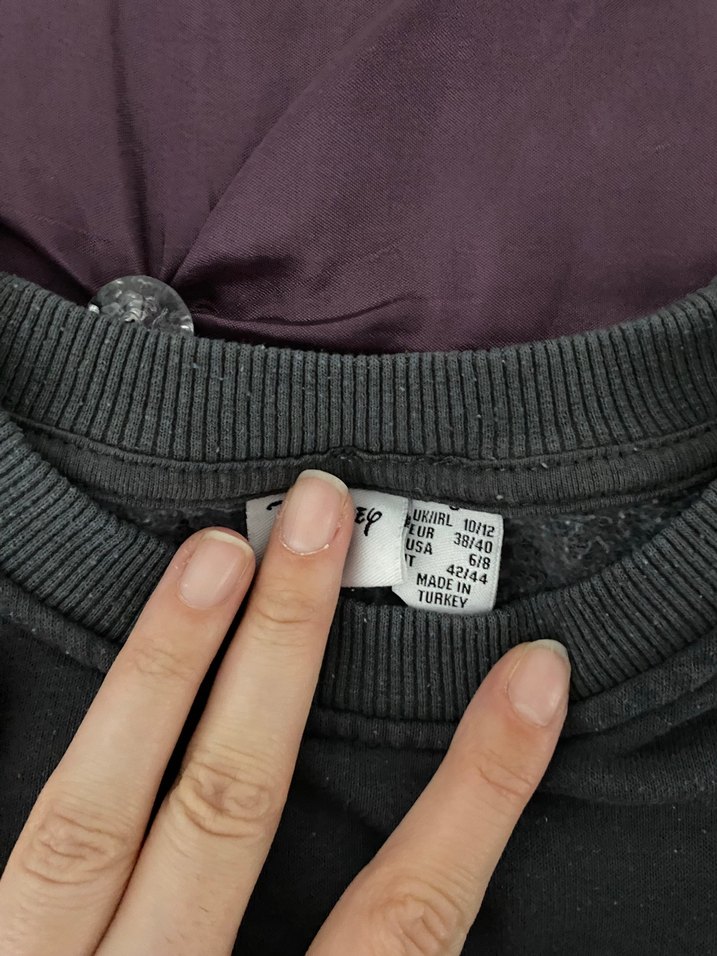 Gri Oversize Dumbo Baskılı Kadın Sweatshirt - Görsel 3