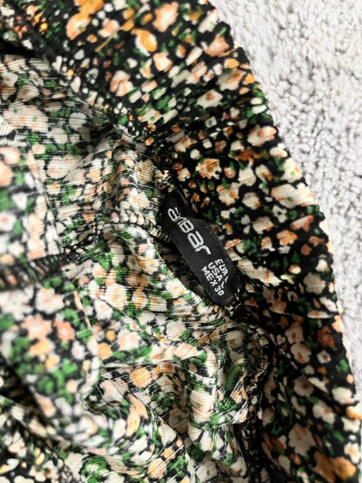 Çiçek Desenli Şort Etek - Görsel 2