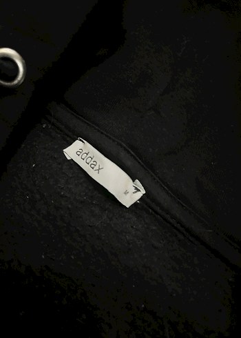 Kapüşonlu Siyah Kadın Yelek - Görsel 3