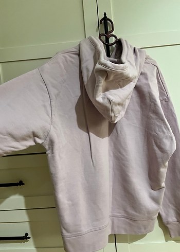 Lila Levis Kapüşonlu Kadın Sweatshirt - Görsel 3