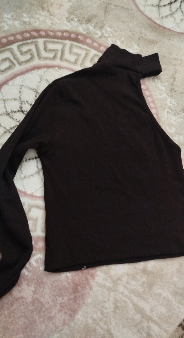 Boğazlı Kadın Sweatshirt - Görsel 3