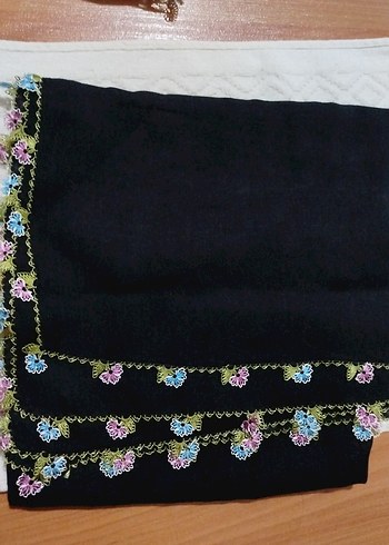 Boncuk İşlemeli Çok Renkli Kadın Şal - Görsel 2