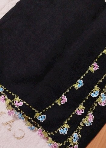 Boncuk İşlemeli Çok Renkli Kadın Şal - Görsel 4