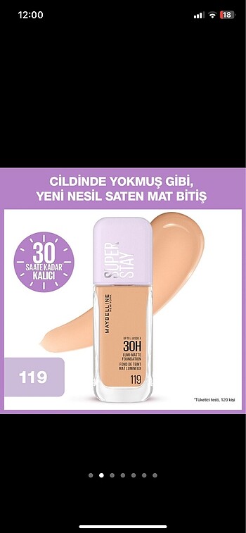 Super stay lumi matte fondöten