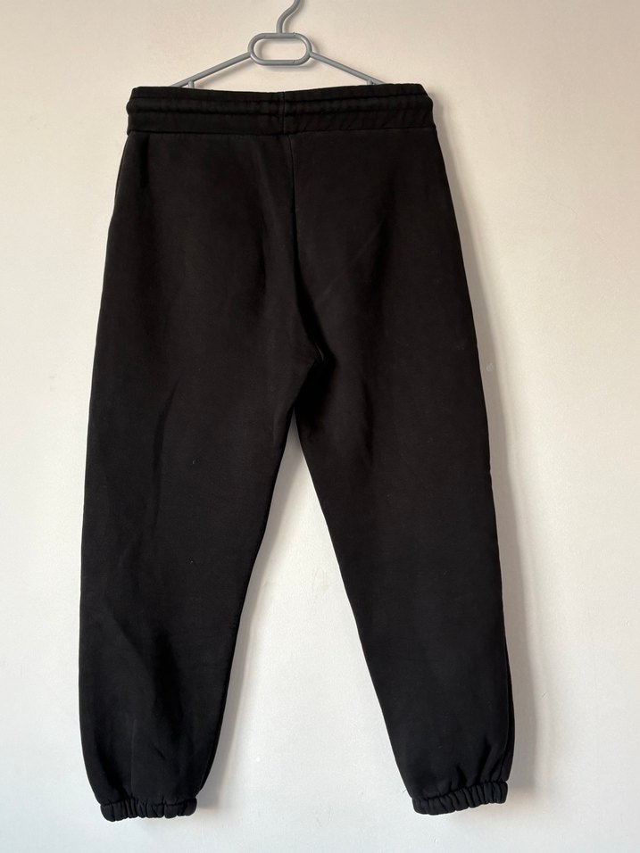 Siyah Rahat Kesim Kadın Eşofman Altı - Görsel 3