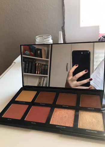 Sephora Morphe Siyah yüz paleti
