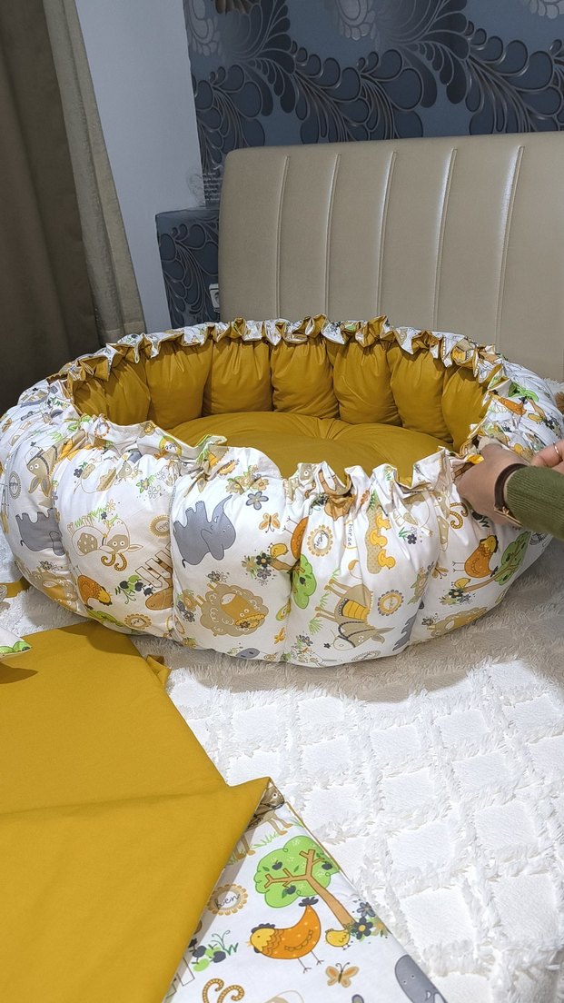 Desenli Renkli babynest - Görsel 5