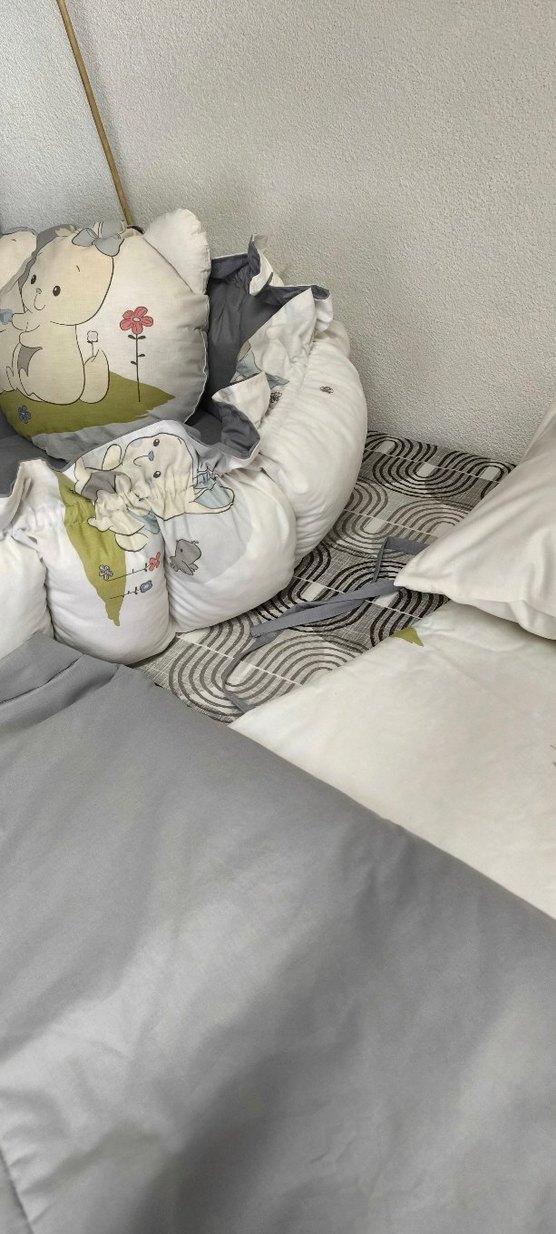 Gri Desenli Çocuk Uyku Aksesuarı - Görsel 4