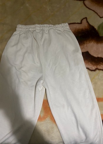 Kadın Beyaz Rahat Kesim Sweatpant - Görsel 2