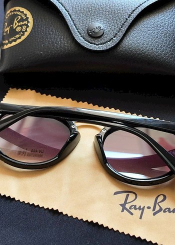 Beden Ray-Ban Siyah Parlak Biker Kadın Gözlüğü