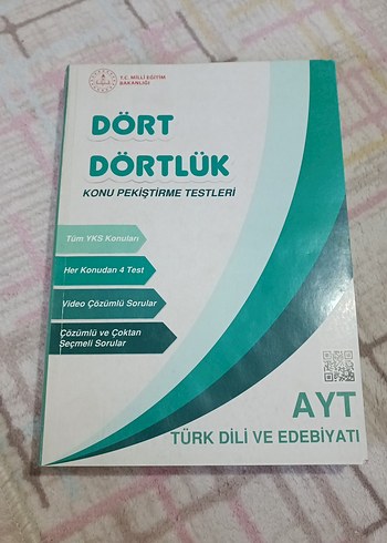 AYT Türk Dili Edebiyatı Dört Dörtlük Test Kitabı