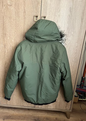 Adidas Adidas Yeşil Kürklü Kadın Kış Montu