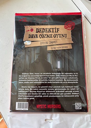 Dedektif Dava Çözme Oyunu - Otelde Cinayet