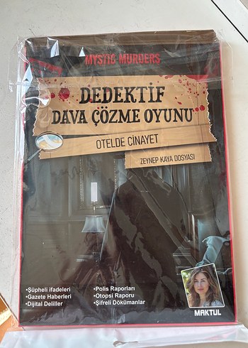 Dedektif Dava Çözme Oyunu - Otelde Cinayet