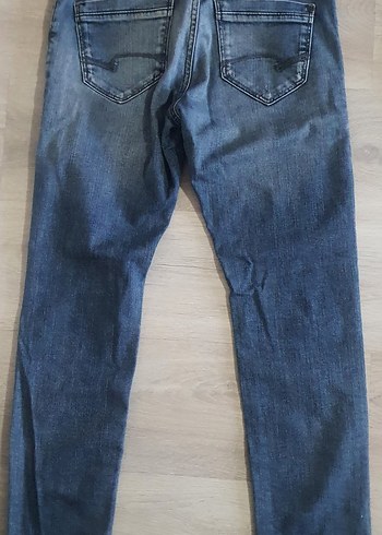 Gri ve Mavi Kot pantolon - Görsel 6