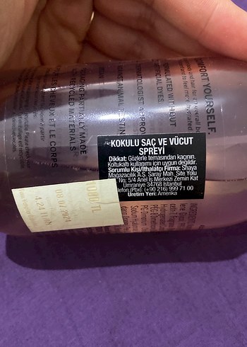 Beden Coconut Kadın Vücut ve Saç Spreyi 236 ml