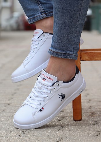 U.S Polo Assn. Beyaz Spor Ayakkabi